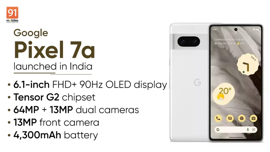 سعر ومواصفات Google Pixel 7a hands-on وأهم المميزات biggbuz Google Pixel 7a 3